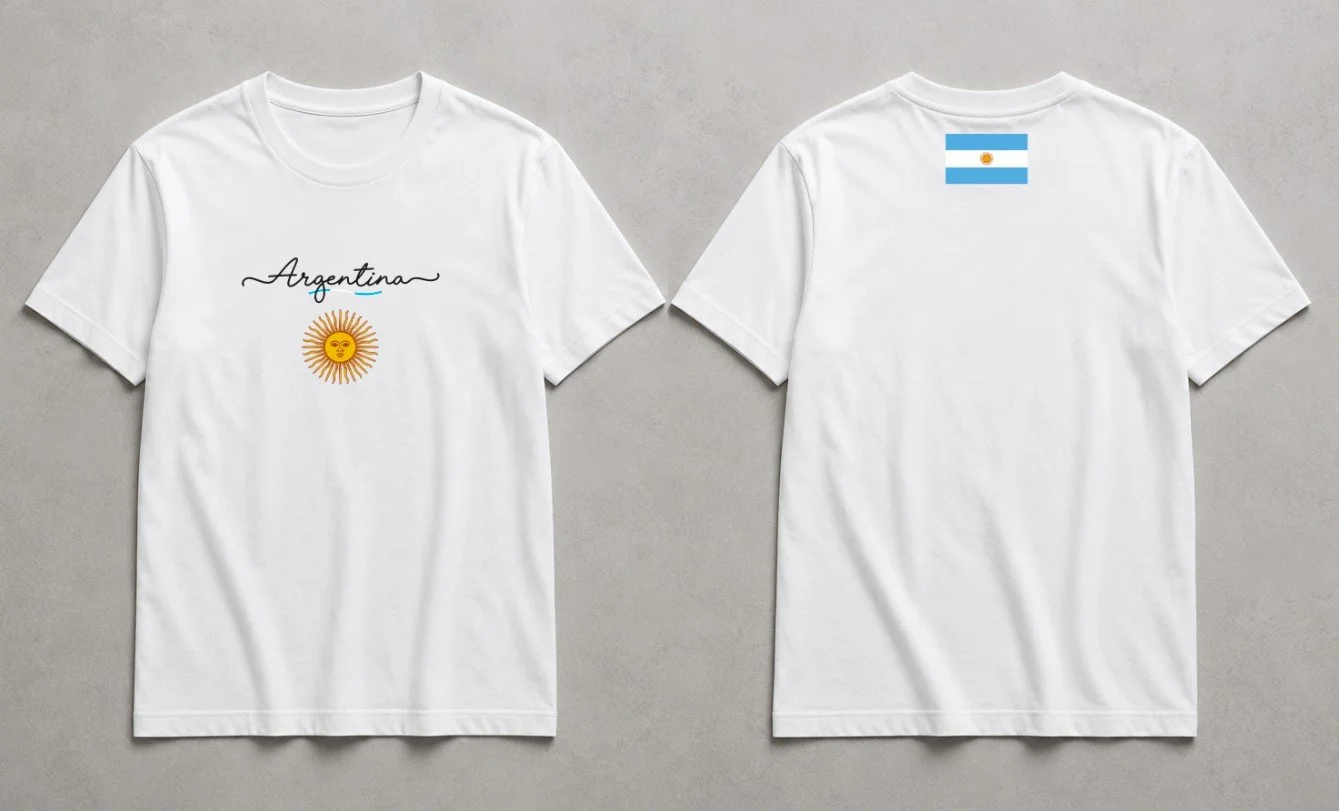 Remera Argentina algodón